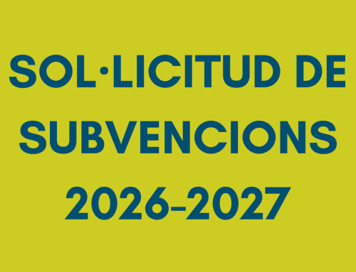SOL·LICITUD DE SUBVENCIONS