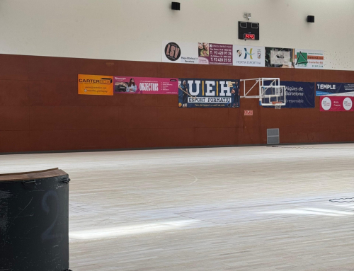 Renovacío del parquet del pavelló